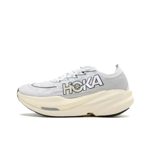 HOKA ONE ONE MACH X 2 Anti Slip Wear Resistant Low Top Running Shoes Men's Gray