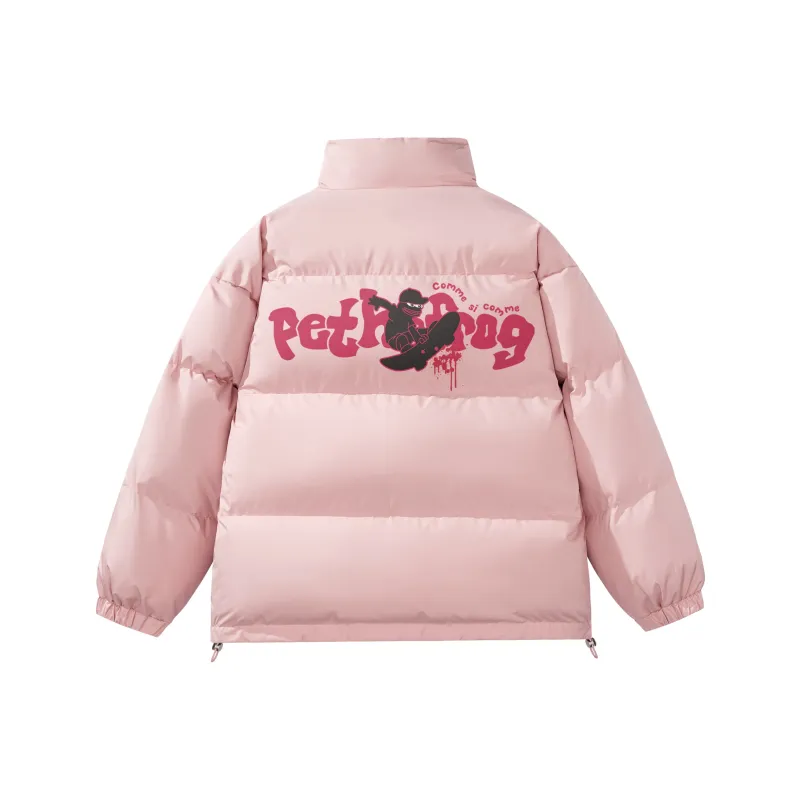Pepe The Frog Puffer Jacket Unisex-14