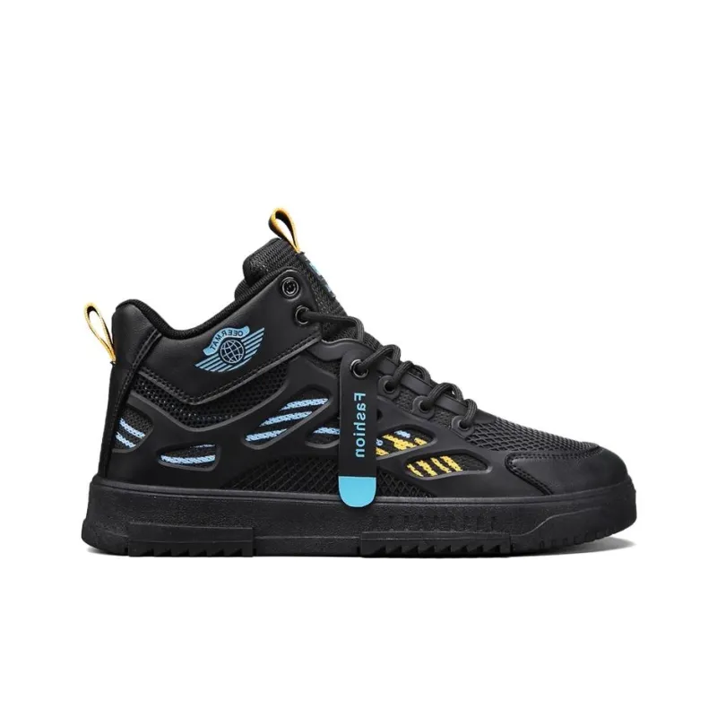 SOURCE Slip Resistant, Abrasion Resistant, Breathable High Top Skateboard Shoes Men's-5