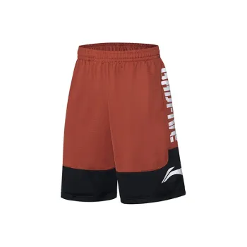 LiNing Casual Shorts Men's Caramel New Standard Black