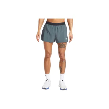 GYMSHARK RUN SPORT 3' SHORTS Casual Shorts Men's Titanium Blue
