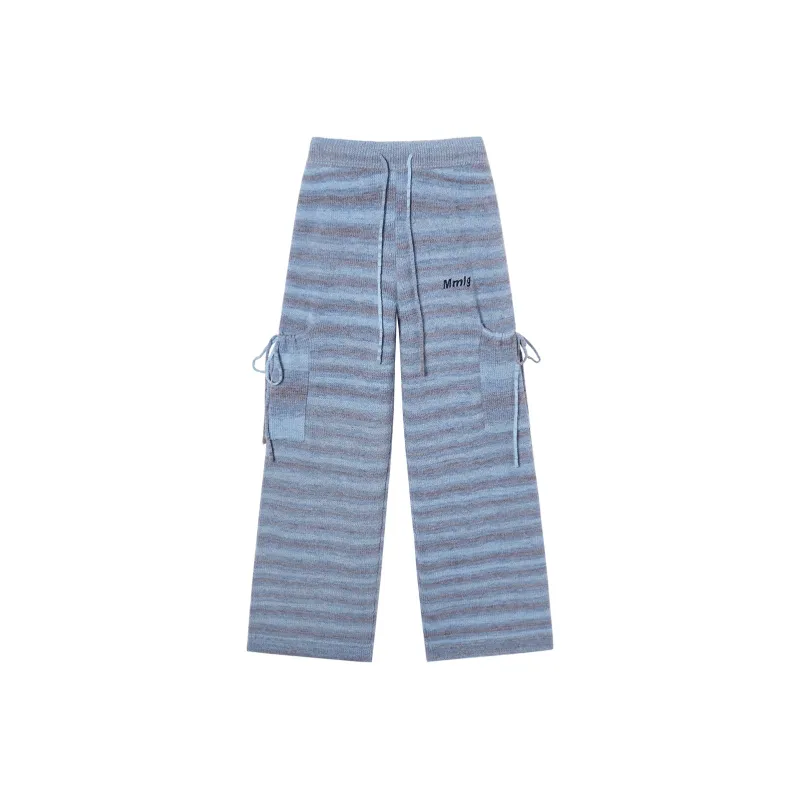 Mmlg Casual Pants Unisex Haze Blue-0