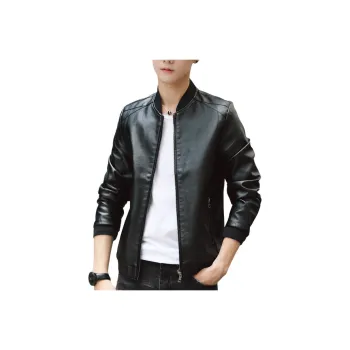 PIERRE CARDIN Leather Jacket Men's
