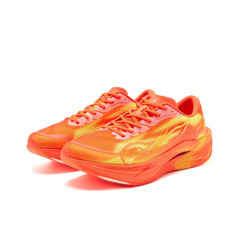 QIAODAN Strong Wind 3.0 PRO Running Shoes Men Low Top Dutch Orange/Spectral Yellow-2