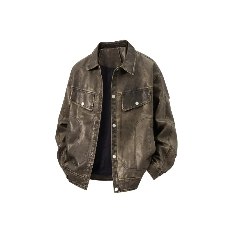YATSI Leather Jackets Unisex-5