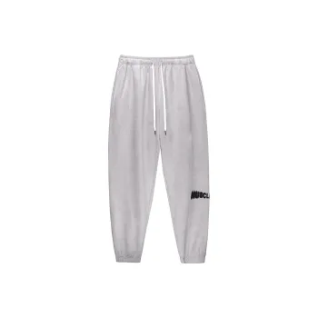 Muscle Dog Casual Pants Men Gray Khaki Color