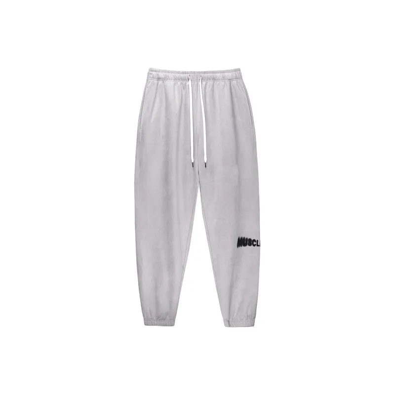 Muscle Dog Casual Pants Men Gray Khaki Color-0