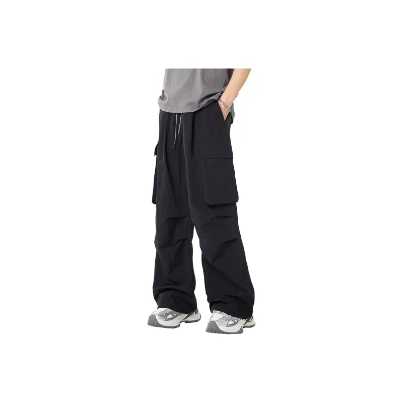 33TH Cargo Pants Unisex Stone Gray-5