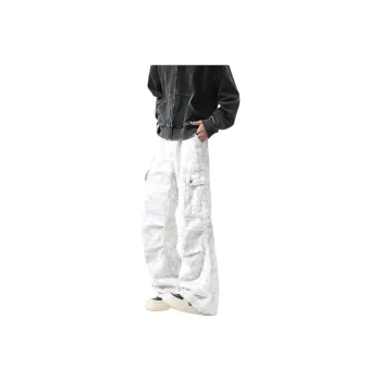 NVRFRGT Jeans Unisex White