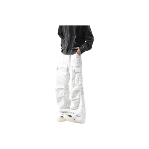 NVRFRGT Jeans Unisex White