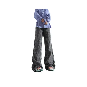 FAX FOR FMACM Jeans Unisex Black Gray
