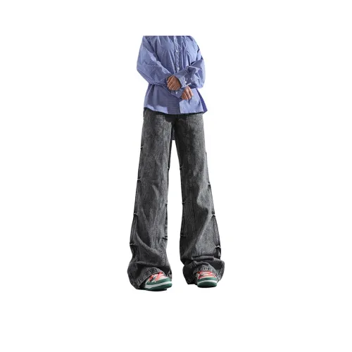 FAX FOR FMACM Jeans Unisex Black Gray