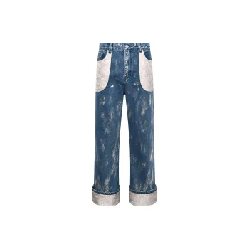 BIRTH OF ROYAL CHILD Jeans Unisex Blue