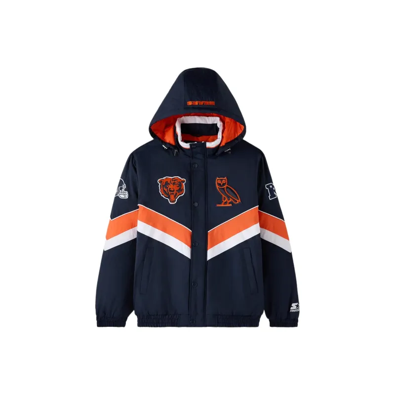 Ovo X NFL Chicago Bears Starter Sideline Puffer Jacket-0