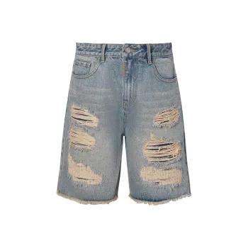 ROCAWEAR Denim Shorts Unisex Washed Blue