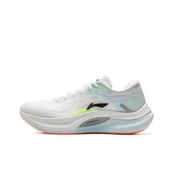 LiNing Yueying 4 Cushioning, Wear Resistant Low Top Casual Running Shoes Men's Standard White
