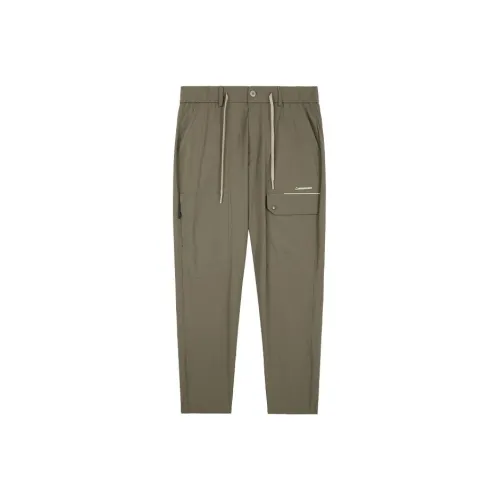 KIKC Casual Pants Men Army Green