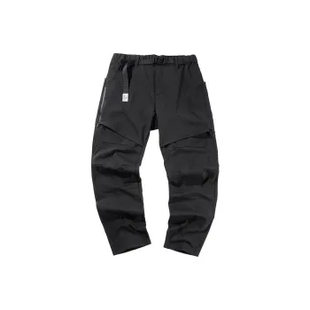MOBI GARDEN Casual Pants Unisex Obsidian Black