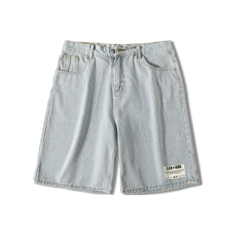 B.X Denim Shorts Unisex-4
