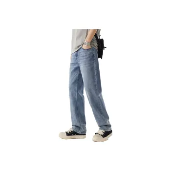 HIPANDA Jeans Men's Nostalgic Blue