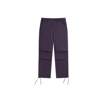 PEACEBIRD MEN Casual Pants Men Purple Batch 1 Straight Fit