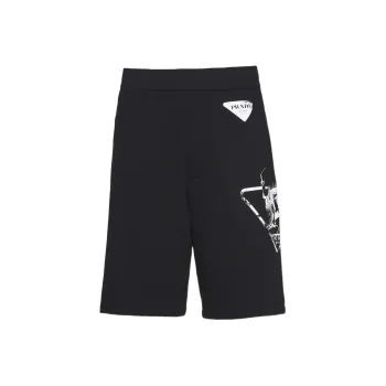 PRADA SS22 Casual Shorts Men's Black