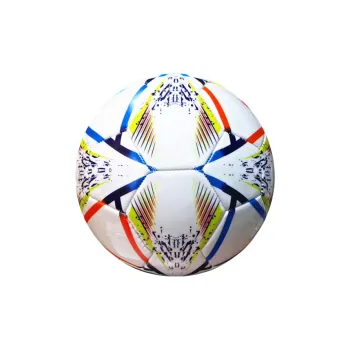 FEIERDUN Size 5 High Quality Soccer PU Machine Stitched Soccer Ball Unisex White