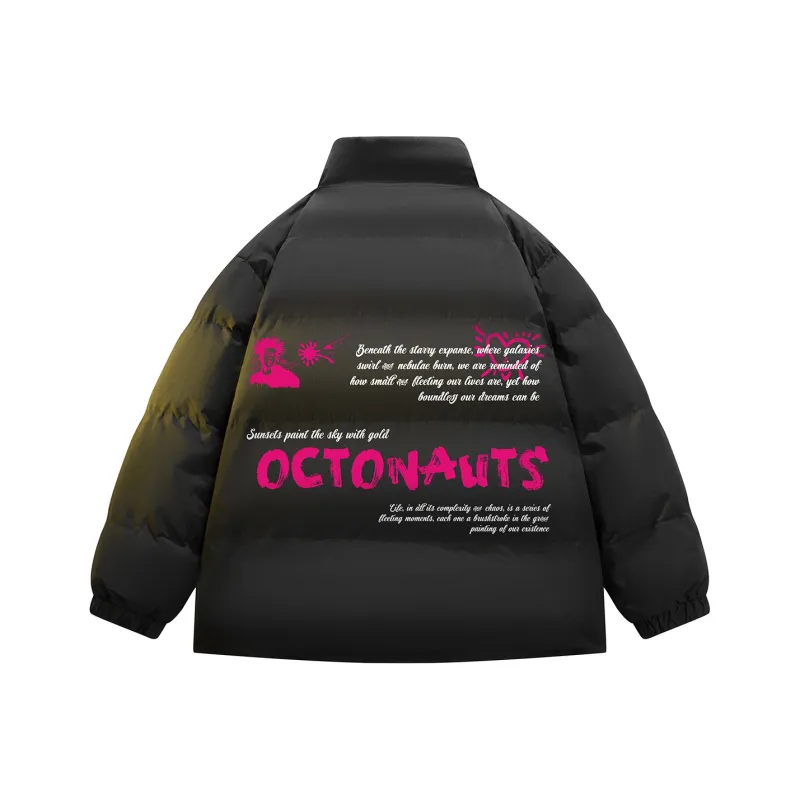 Small Columns Under The Sea Puffer Jacket Unisex-0