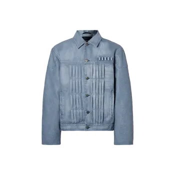 ROCAWEAR Leather Jacket Unisex Blue