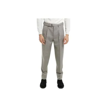 Zzegna Suit Trousers Men Brown Gray