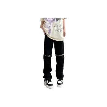 MGXEK Jeans Unisex Black