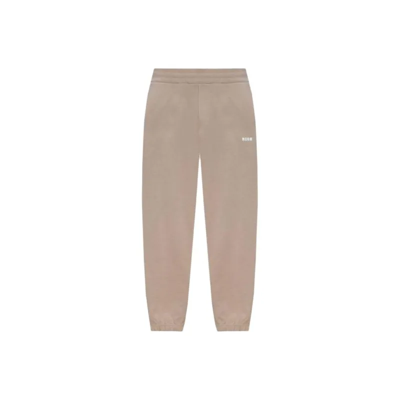 MSGM Logo Printed Tapered Leg Track Pants-0