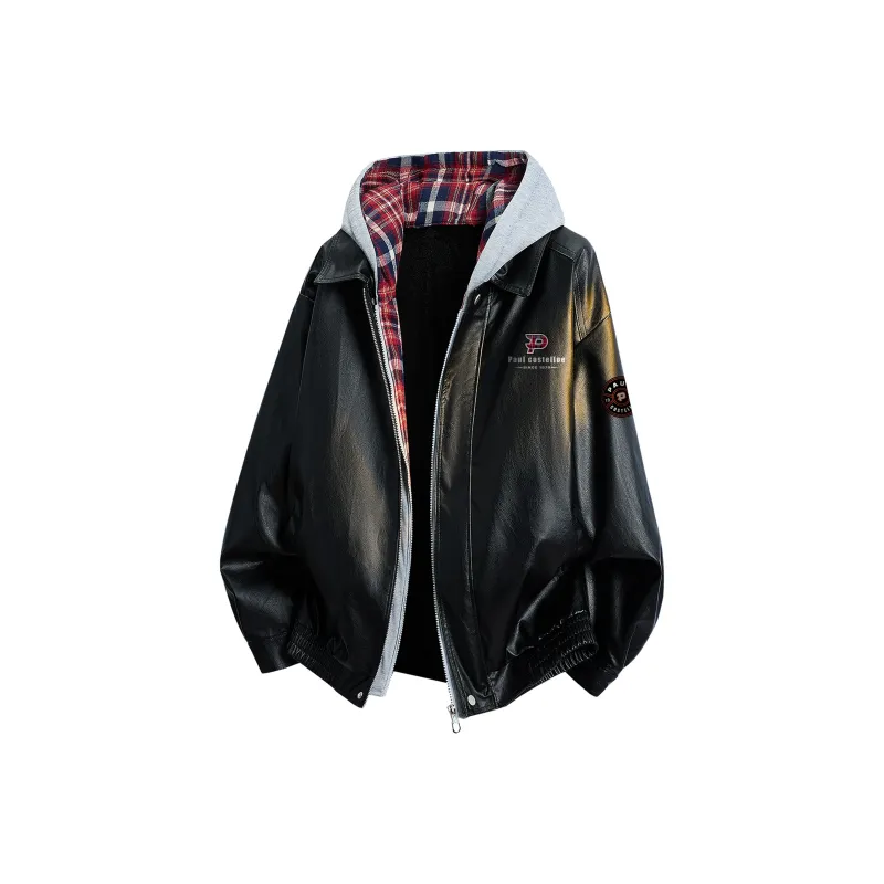 PAUL COSTELLOE Leather Jacket Unisex-0