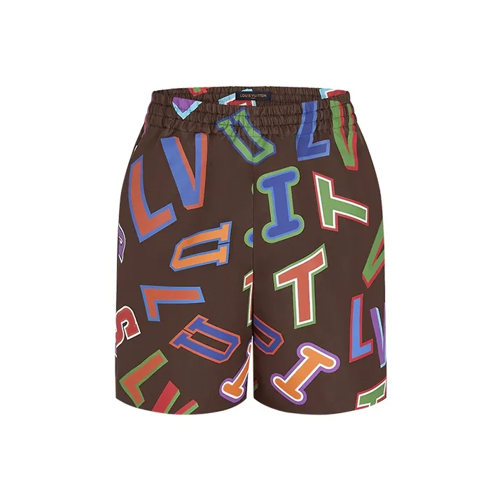 LOUIS VUITTON X Nba Basketball Letters Shorts-0