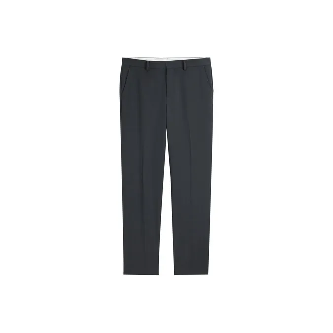 PEACEBIRD MEN Suit Trousers Men Gray Blue 1 Slim Fit-0
