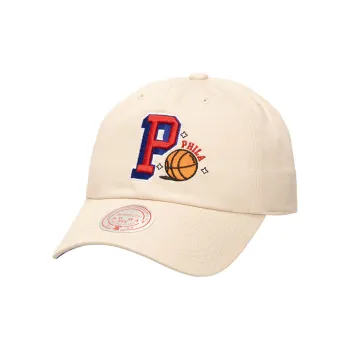 Mitchell & Ness Polyester Baseball Caps Unisex Beige