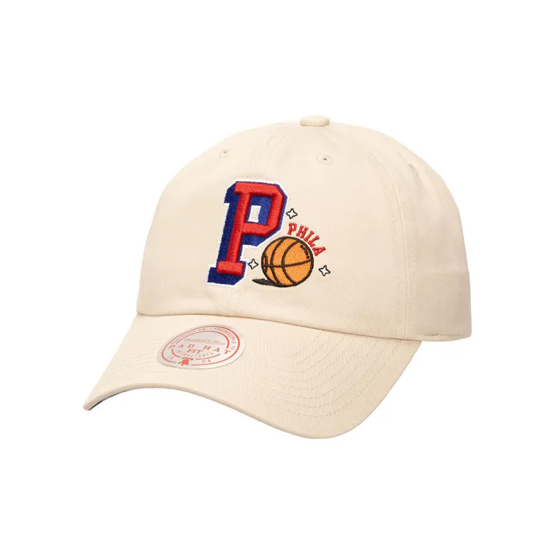 Mitchell & Ness Polyester Baseball Caps Unisex Beige-0