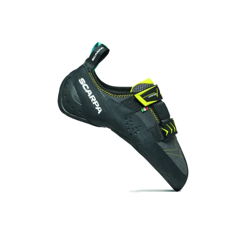 SCARPA Vapor Anti Slip Wear Resistant Low Top Rock Climbing Shoes Unisex Black-1
