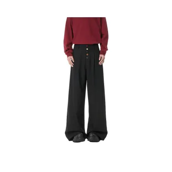 KAIPAINEN Casual Pants Unisex Black