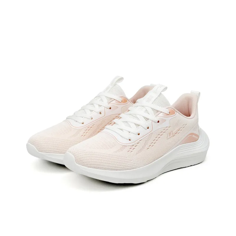 Warrior Breathable, Supportive, And Lightweight Low Top Casual Running Shoes Women's White Pink-1