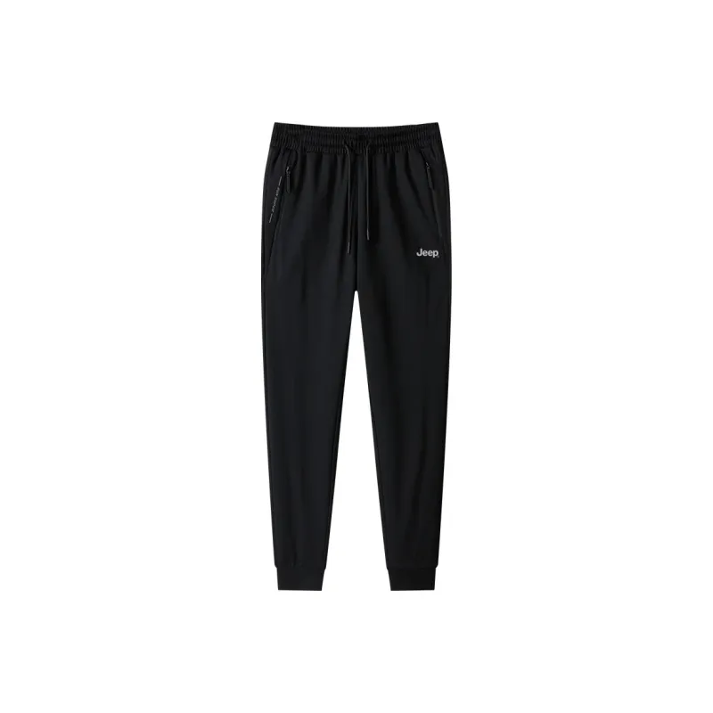 Jeep Casual Pants Unisex Black-0