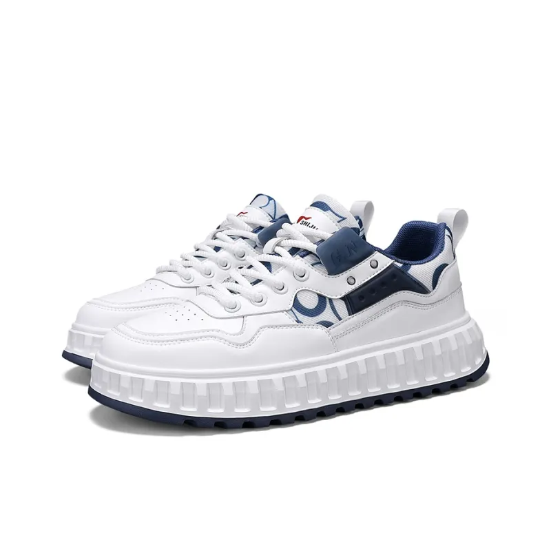 G.N.SHIJIA Slip Resistant, Abrasion Resistant, Breathable, Height Increasing Low Top Skateboard Shoes Men's-3