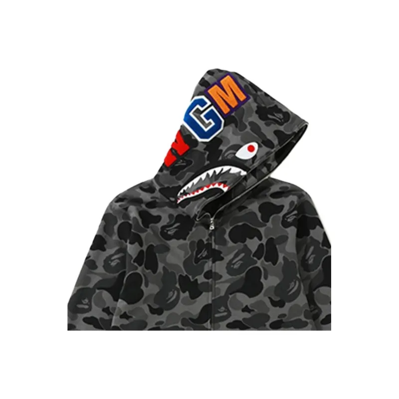 Bape Abc Camo Shark Full Zip Hoodie-1