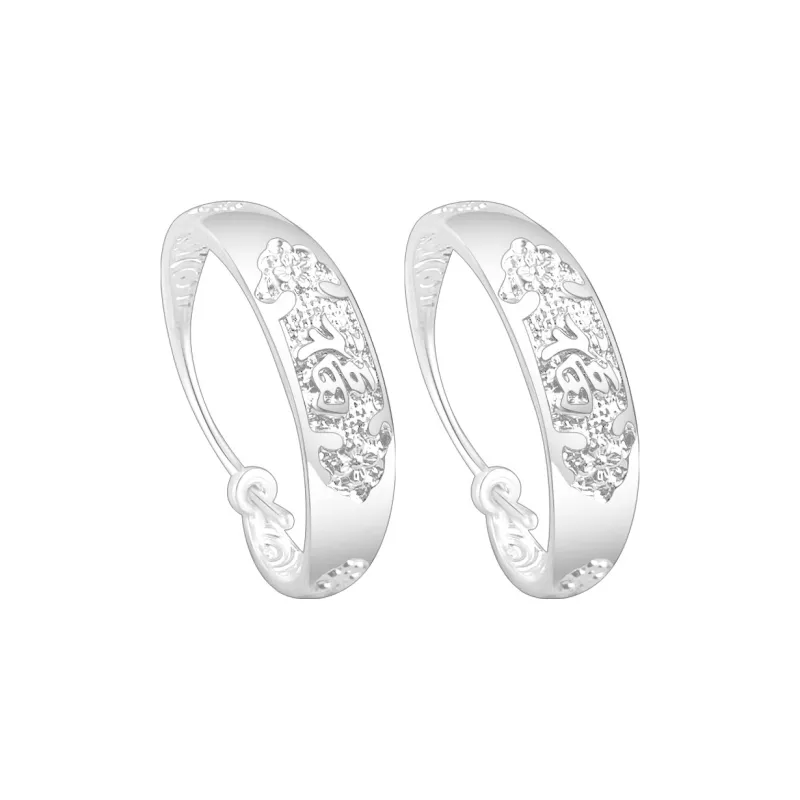 COISE 999 Fine Silver Earrings Women's-0