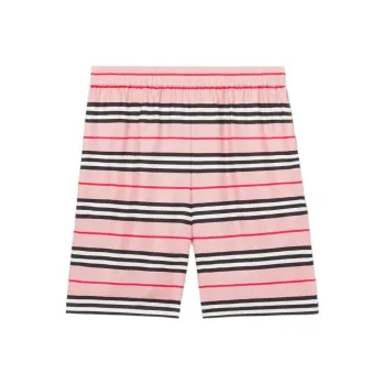 Supreme X Burberry Icon Stripe Silk Twill Shorts Burberry Exclusive 'Dusty Pink'