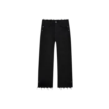 Askyurself Straight Fit Jeans Unisex Washed Black