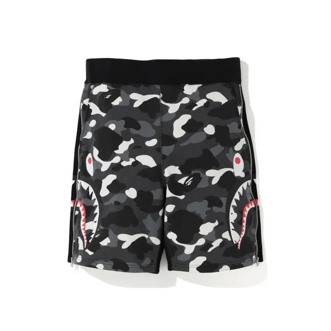Bape City Camo Side Shark Sweat Shorts-0