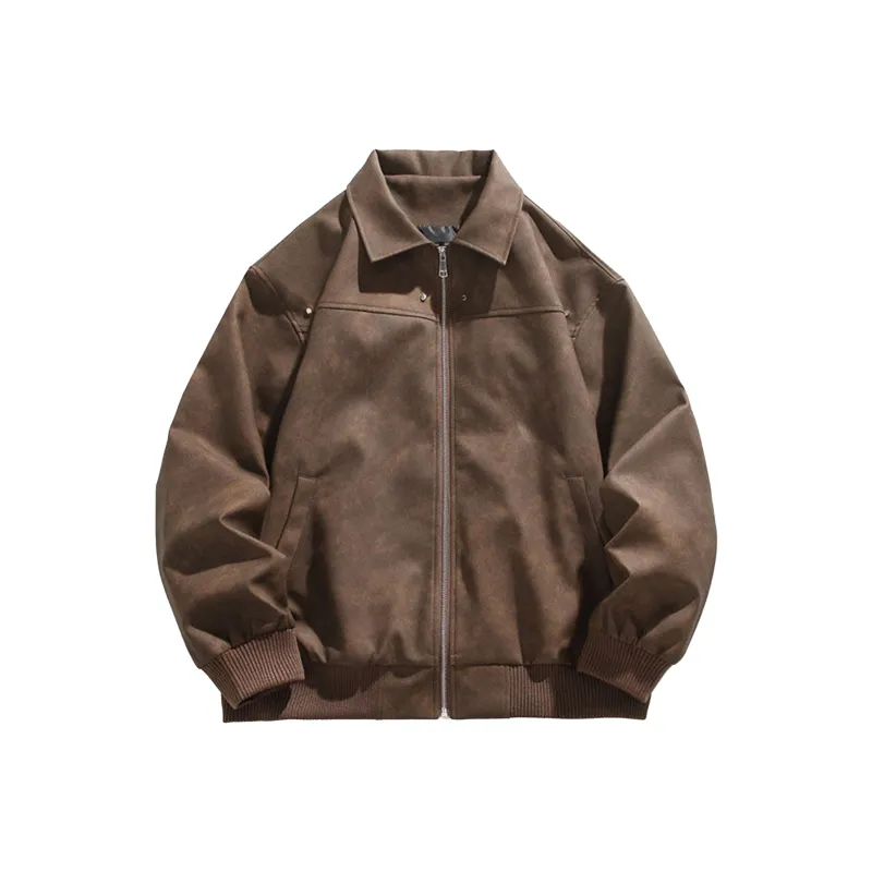 ACUOD BY CHANU Trendy Brand Luxury Streetwear Cool Motorcycle Jacket Coat Unisex-5