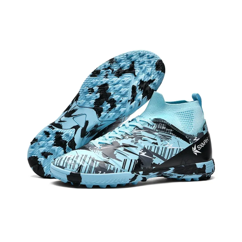 Binary TF Rubber Broken Studs Cushioning Coverage Abrasion Resistant Lightweight Slip Resistant Soccer Shoes Unisex-7