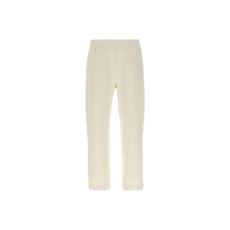 FENDI SS25 Casual Pants Men's White-0